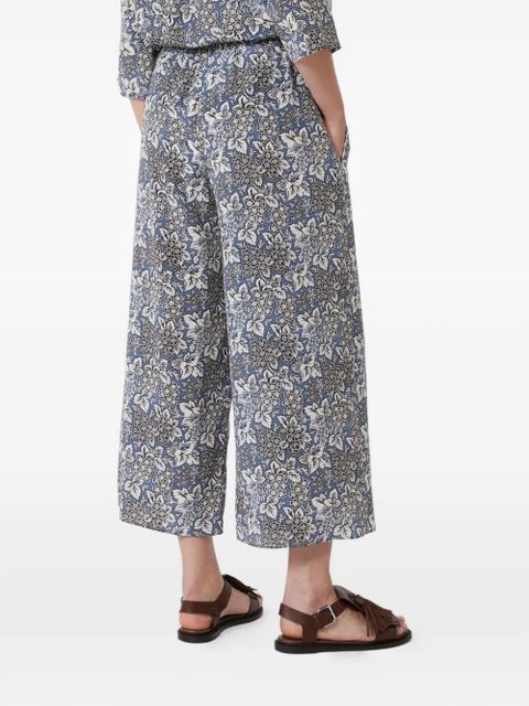 Weekend Max Mara floral-print trousers - Blue - zdjęcie produktu nr 2