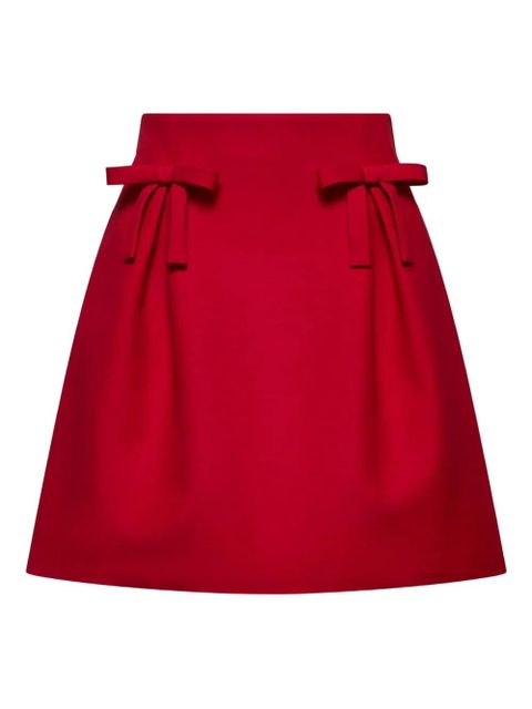 Valentino Garavani Crepe Couture A-line skirt - Red