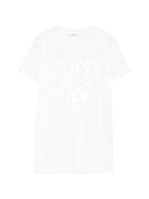 Max Mara logo-detail short-sleeve T-shirt - White - zdjęcie produktu nr 1