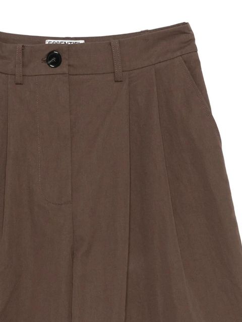 Essentiel Antwerp pleated trousers - Brown