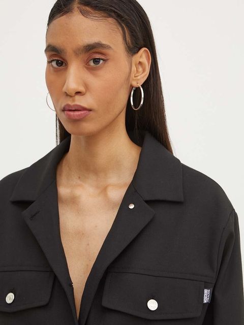 Moschino Jeans kurtka z domieszką wełny