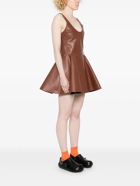 JW Anderson Circle mini dress - Brown