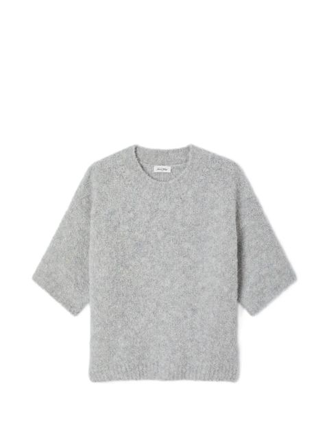 American Vintage Zolly short-sleeves sweater - Grey - zdjęcie produktu nr 1
