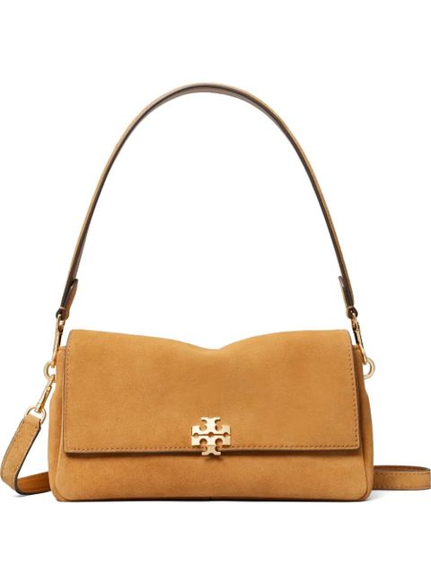 Tory Burch small Charlie suede shoulder bag - Neutrals - zdjęcie produktu nr 1