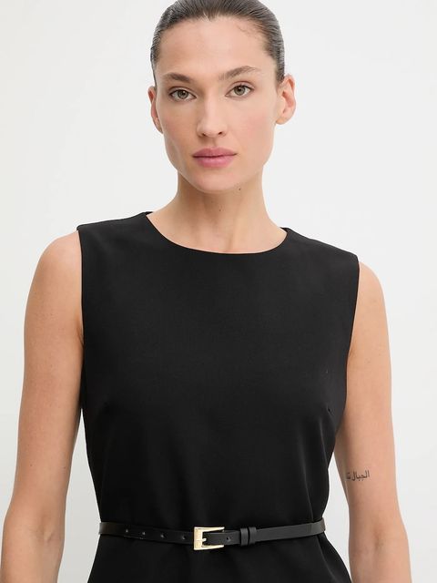 Answear.LAB sukienka kolor czarny mini rozkloszowana