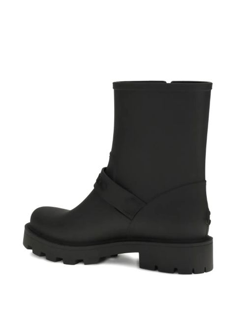 Jimmy Choo buckle-strap biker boots - Black - zdjęcie produktu nr 2