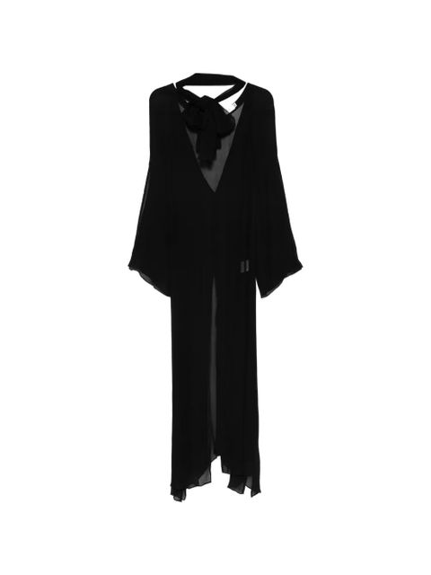 Aya Muse Avira V-neck maxi dress - Black