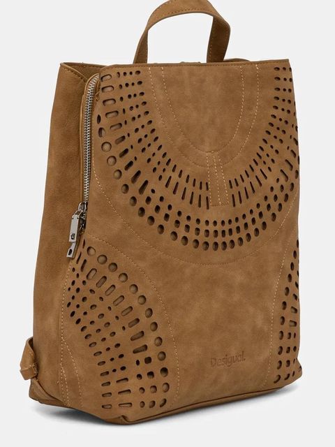 Desigual plecak ORBIS SUMY damski kolor brązowy duży 25SAKP13 - zdjęcie produktu nr 1