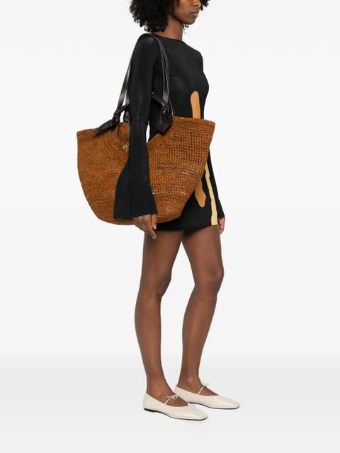 Hereu Fonol woven knotted tote bag - Brown - zdjęcie produktu nr 2