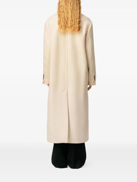 AMI Paris double-breasted wool coat - Neutrals