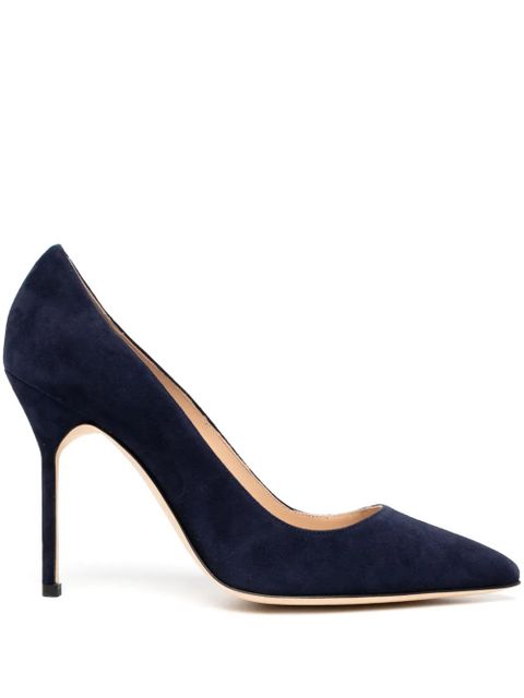 Manolo Blahnik pointed toe pumps - Blue - zdjęcie produktu nr 1