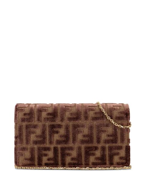 FENDI FF-motif chain shoulder bag - Brown - zdjęcie produktu nr 2