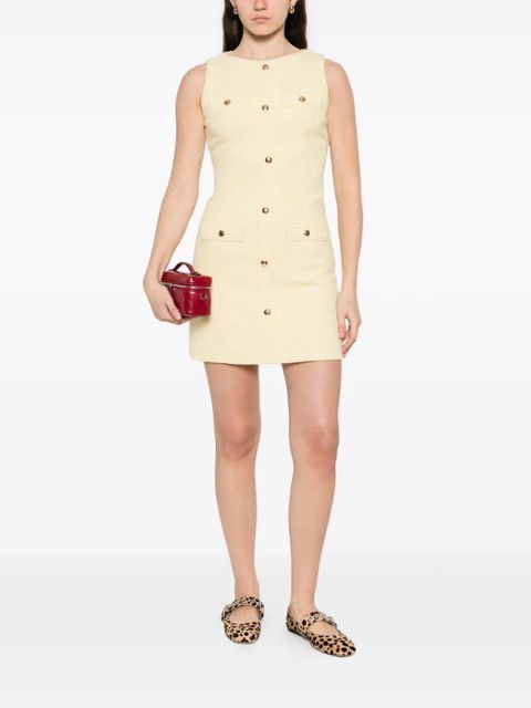 Maje buttoned pocket mini dress - Yellow - zdjęcie produktu nr 2