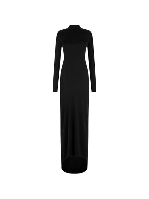 TOM FORD long-sleeves high-neck maxi dress - Black - zdjęcie produktu nr 1