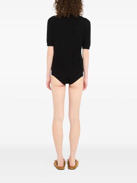 Alanui finest short-sleeve T-shirt - Black