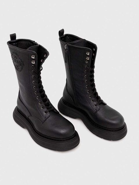 Chiara Ferragni workery damskie kolor czarny na platformie CF3251_001 - zdjęcie produktu nr 2