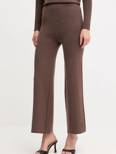 Haveone dres damski kolor brązowy HNC-P001