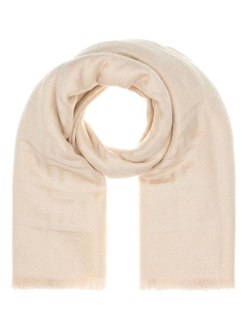 FENDI logo-jacquard scarf - Neutrals - zdjęcie produktu nr 1