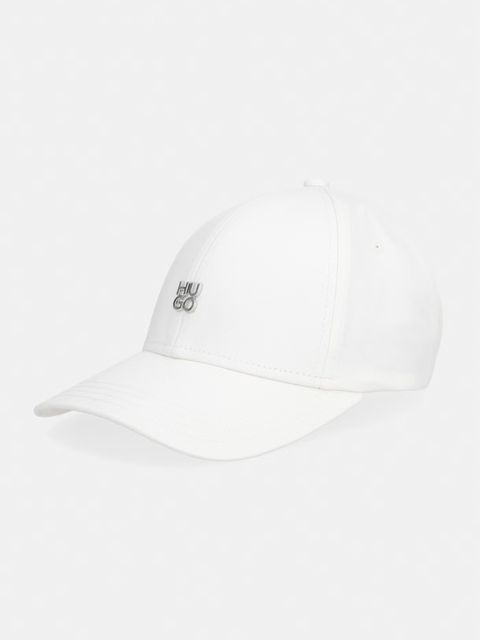 HUGO czapka z daszkiem bawełniana Ally-ME