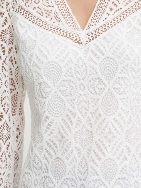 Morgan bluzka TOULI damska kolor biały gładka