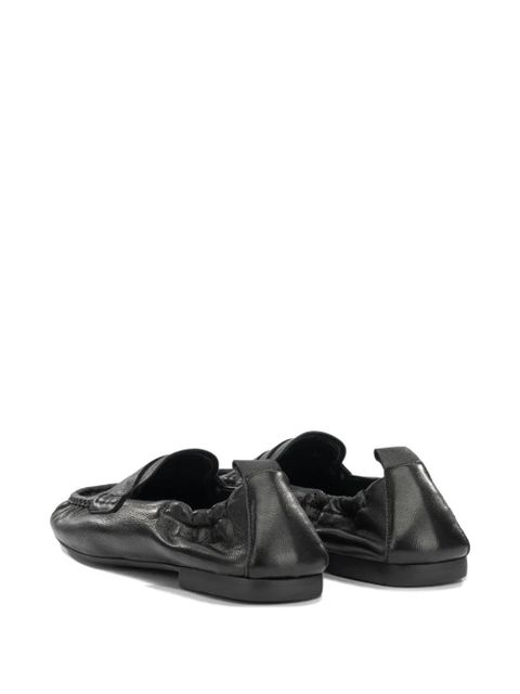 Copenhagen elasticated leather loafers - Black