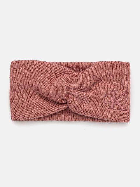 Calvin Klein Jeans opaska kolor różowy K60K612658