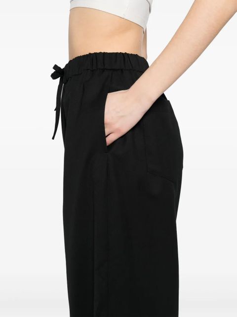 Simone Rocha wide-leg elasticated pants - Black - zdjęcie produktu nr 2
