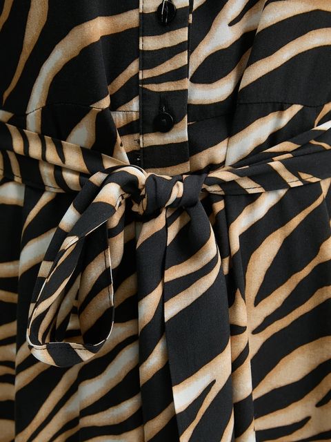 Answear.LAB sukienka kolor brązowy maxi prosta