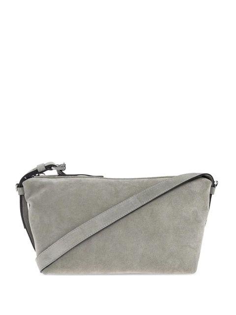 Moschino suede zip-fastening shoulder bag - Grey - zdjęcie produktu nr 1