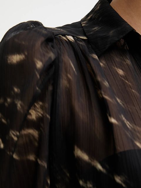 Morgan koszula damska kolor czarny slim z kołnierzykiem klasycznym COOD.F