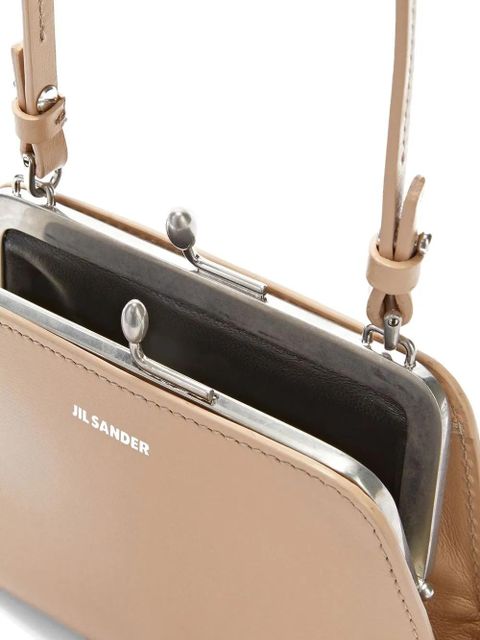 Jil Sander logo-embossed mini bag - Pink