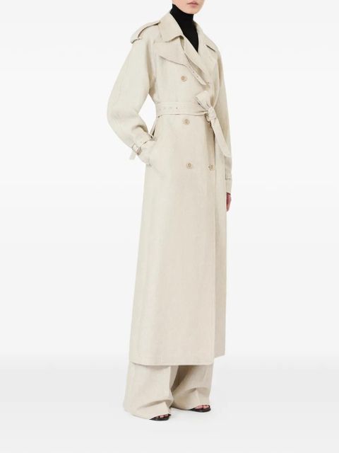 Max Mara double-breasted belted coat - Neutrals - zdjęcie produktu nr 2