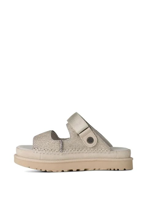 UGG Goldenstar crackle-effect sandals - Neutrals