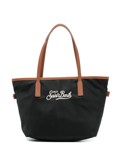 MC2 Saint Barth medium City embroidered tote bag - Black - zdjęcie produktu nr 1