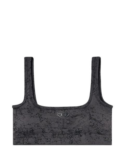 Diesel printed seamless sports bra - Grey - zdjęcie produktu nr 1