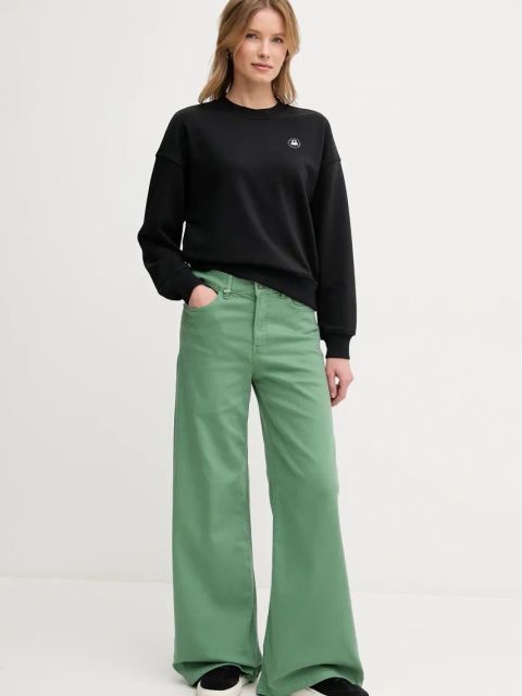 United Colors of Benetton jeansy damskie kolor zielony 4WDDDE029