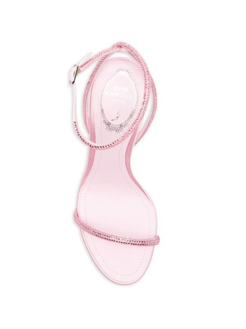 René Caovilla Ellabrita embellished-strap heeled sandals - Pink