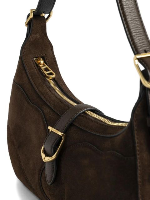 Zadig&Voltaire Moonrise suede shoulder bag - Brown