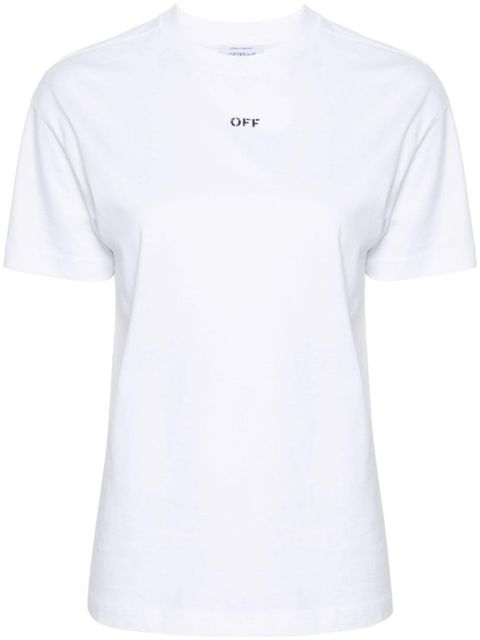 Off-White Diag-stripe cotton T-shirt - zdjęcie produktu nr 1