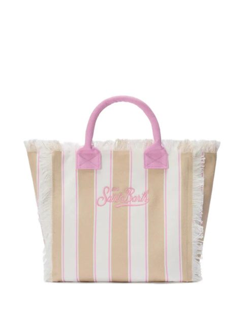 MC2 Saint Barth Vanity striped fringed tote bag - Neutrals - zdjęcie produktu nr 2