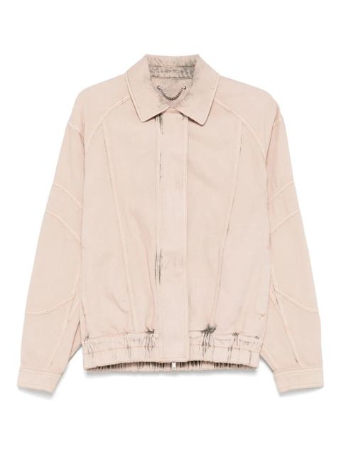 Golden Goose dyed denim bomber jacket - Neutrals - zdjęcie produktu nr 1