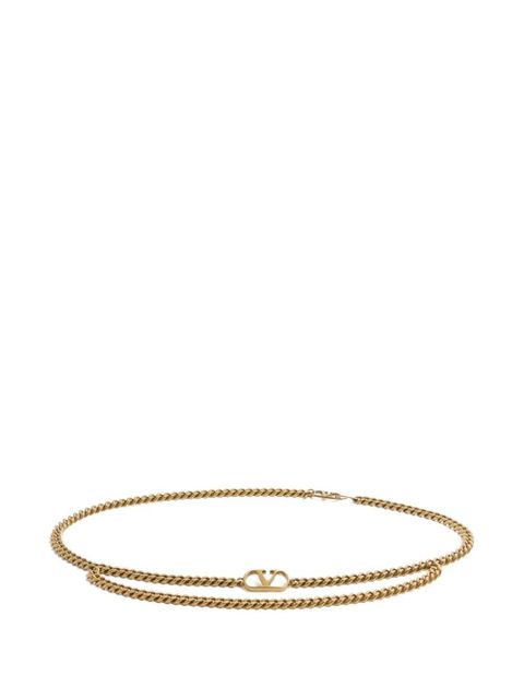 Valentino Garavani VLogo Signature chain belt - Gold - zdjęcie produktu nr 1