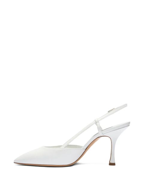 Casadei 80mm Winnie Bride pumps - White