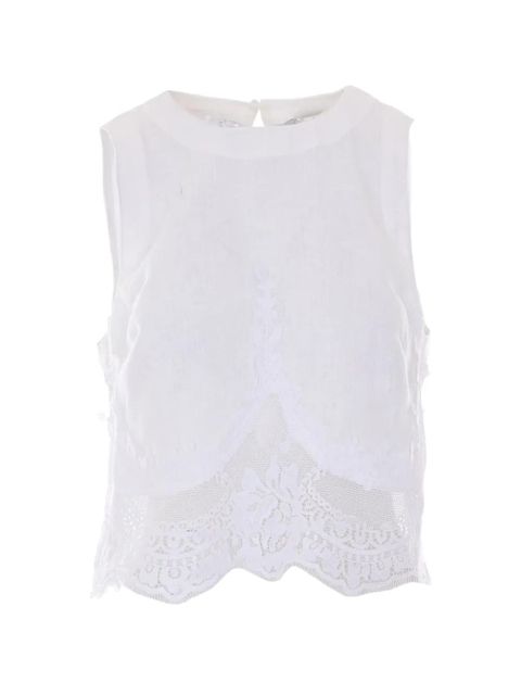 TWINSET floral-lace tank top - White - zdjęcie produktu nr 1