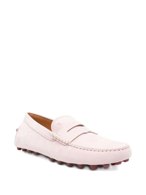 Tod's Gommino Bubble pebble-detail loafers - Pink