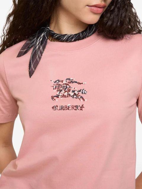 Burberry Equestrian Knight cotton T-shirt - Pink - zdjęcie produktu nr 2