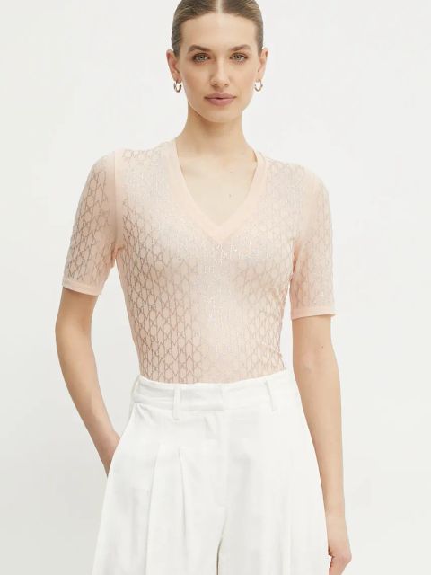 Marciano Guess t-shirt ARIA damskie kolor pomarańczowy 5RGP22 6311A