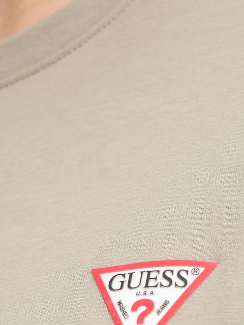 Guess t-shirt damski kolor zielony W2YI44 J1314