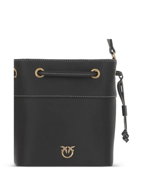PINKO leather shoulder bag - Black