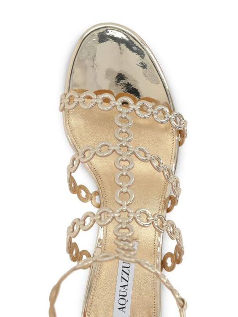Aquazzura 35mm Infinity Chain sandals - Gold